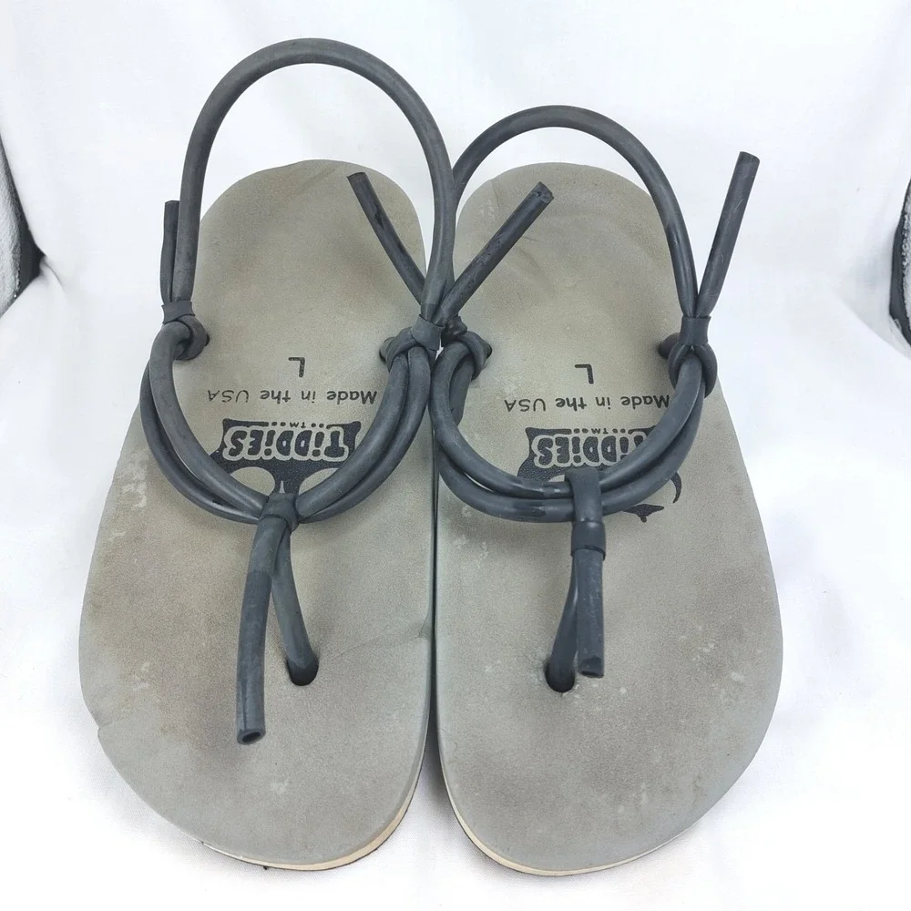 Tiddies OG Bare Naked 3 Layer Flip Flops Mens Lrg USA 4.25